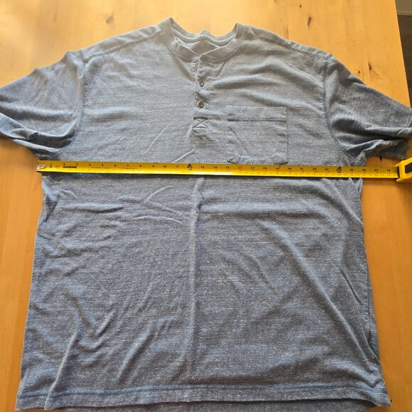 Red Head Pull over Shirt Hunting Outdoor Mens 2X short sleeve blue cotton blend - Picture 7 of 8